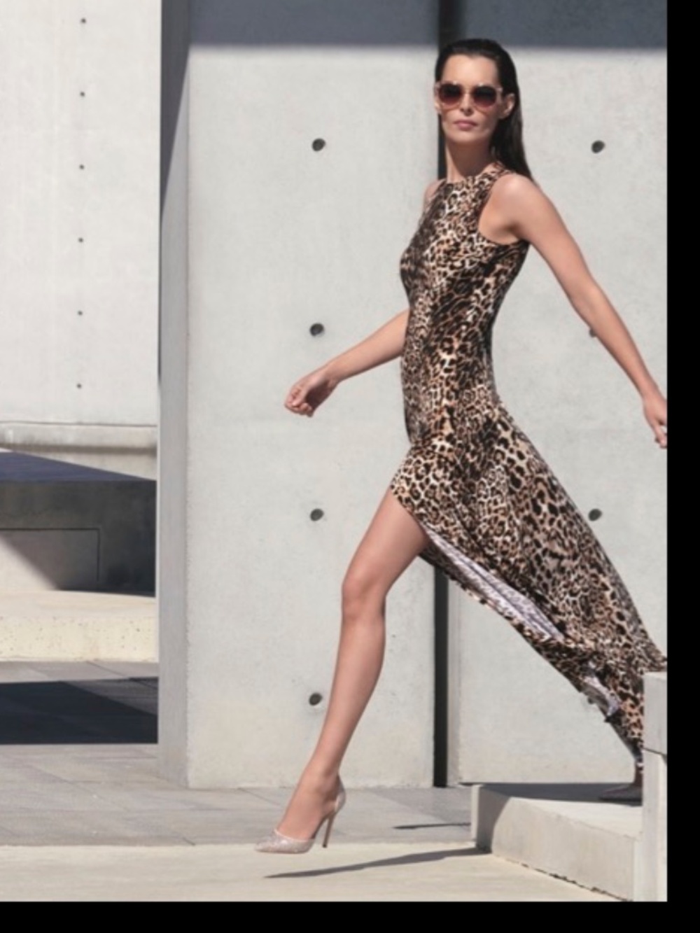 🐆✨ NWT Joseph Ribkoff Leopard Print Maxi Dress Size 12  ✨🐆